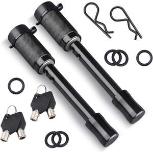 Kohree Trailer Hitch Pin Lock Set, 5/8 Inch Locking Hitch Pin with Keys, Tow Hitch Receiver Pin Lock Set Trailer Locking Pin for Class III IV Tow RV Trailer Hitch, Anti-Theft & Anti Rattle