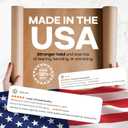 IDL Packaging 18" x 2160" (180 feet) Popular Pack Brown Kraft Paper Roll - USA-Made Perfect Craft Wrapping Paper for Packing, Moving, Shipping - 100% Recycled Natural Wrap Material