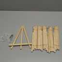 Kinlink 9 Inch Tall Wood Easels for Display Set of 6, Display Easel Tabletop, Painting Easel Stand for Artist Students