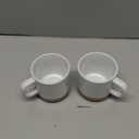 Unboxme Givenne Ceramic Latte Coffee Mug Set, 12 oz (Set of 4) – Microwave & Dishwasher Safe, Large Handles, Modern Boho Neutral Colors Missing 2 Mugs