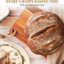 Dimpola Banneton Bread Proofing Basket - 9 inch Banneton Basket Set of 2 Sourdough Proofing Basket Round Proofing Bowls Handmade Rattan Baskets and Liners