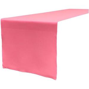 Decorations Table Linen Polyester Poplin Table Runner 14 by 108-Inch, Hot Pink 6 Pack
