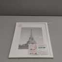 upsimples 11x14 Picture Frame, Display Pictures 8x10 with Mat or 11x14 Without Mat, Wall Hanging Photo Frame, White, 1 Pack