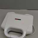 Basics Waffle Maker 2Slices White with Nonstick coating and Easy to Clean, 700W