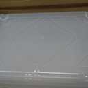 Beeveer 4 Plastic Under Bed Storage Containers, 23.7 x 15.8 x 5.2, White