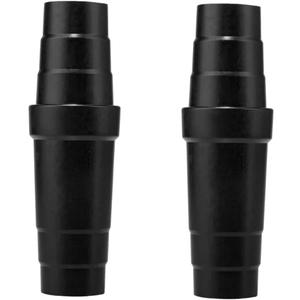 2Pcs Black Vacuum Cleaner Hose Adapter Easy To Use Vacuum Cleaner Conversion Vacuum Hose Reducers ABS Material Hose Coupler Universal Vacuum Hose Reducer Vacuum Parts and Accessories Vacuum Hoses