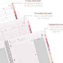 Rileys Academic Planner 2025-2026, Daily, Weekly & Monthly Planner, July 2025 - June 2026, Student Notes Pages, Twin-Wire Binding, Weekly Agenda for School & Work (8.5 x 11-Inches, Black, Geographic)