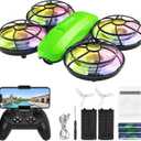 Swifsen Kids Drone with Camera  Mini Rc Toy for Boys, Beginners, Birthday Gifts for Boys and Beginners,Quadcopter Light Toy With 2 Batteries,Rc Drone Indoor Small Helicopter,Altitude Hold