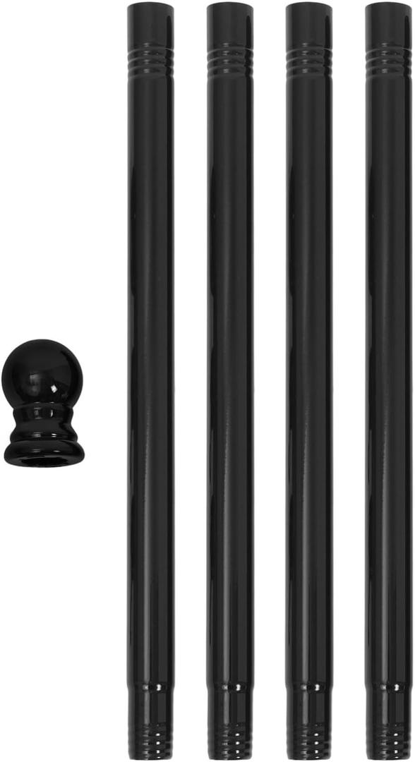 Happyyami Stainless Steel Outdoor Flagpole Adjustable Rotating Mount Heavy Duty Flag Pole Kit for Porch Garden and - Design for Easy Installation and Optimal Visibility