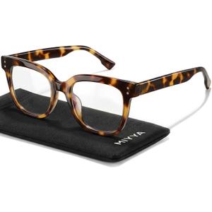 miyya Blue Light Glasses for Women & Men Oversized UV & Blue Light Blocker Chunky Frames, Stylish Eyewear Accessories