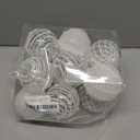 12CT Christmas Ball Ornaments White Shatterproof Clear Large Plastic Christmas Tree Decoration, Delicate Hanging Ornaments for Xmas Party, Wedding, Holiday and Home Dcor(70mm/2.76")