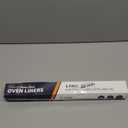 Oven Liners for Bottom of Oven - 3 Pack Large Heavy Duty Mats, 16.25x23 Non-Stick Reusable Liner for Electric, Gas, Toasters, Grills - BPA & PFOA Free Kitchen Accessory to Keep It Clean (Black)