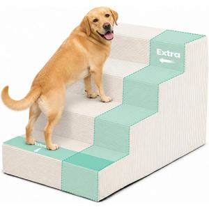 Dog Stairs for Large Dogs, 24" H Extra Wide Pet Steps for High Beds