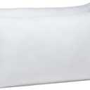 Amazon Basics Down-Alternative Pillows for Stomach and Back Sleepers, Soft Density, Machine Washable, 20 x 36 inches, White, 2-Pack, King