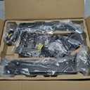 WALI Dual Monitor Mount, 13-32 Inch Adjustable Spring Dual Monitor Arm for Desk Holds Max 19.8 lbs Screens, Swivel Vesa Bracket with C Clamp, Grommet Mounting, Monitor Arms for 2 Monitors (GSDM002)