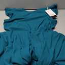 PRETTYGARDEN Summer Jumpsuits for Women Dressy 2026 Fashion Ruffle Cap Sleeve Romper Crew Neck Rib Knit One Piece Outfits (Medium, Lake Blue)