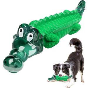 Dog Chew Toys for Aggressive Chewers -Indestructible Dog Toys for Large Dogs to Reduce Pet Anxiety and Boredom for Small, Medium, Large Breed (Green)