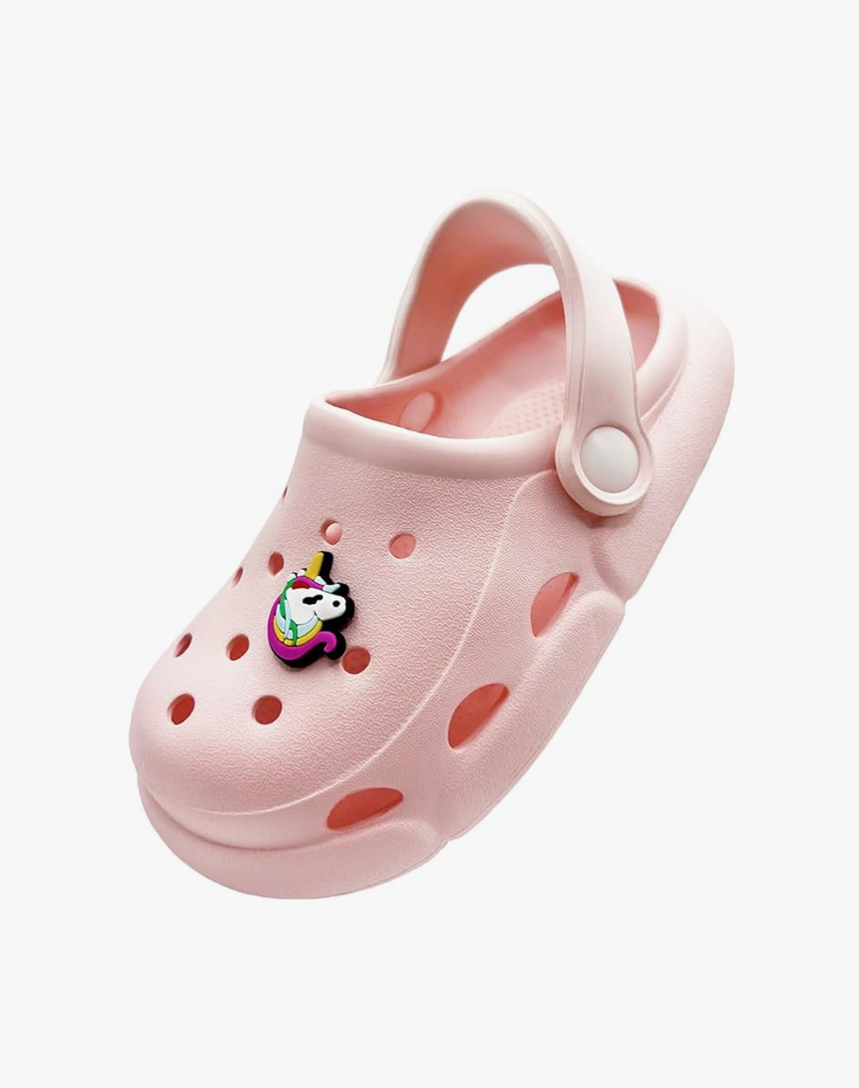 No Brand Girls Little Kids Luminous Sandals Boys Wide Pool Slip on Clogs Big Kid Toddler Garden Water Soft Sandal Children Comfortable Swim Beach Shoes, 210