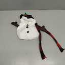 Dog Walking Snowman Costume Cat Christmas Outfit Santa Claus Pet Clothes Dog Xmas Costume Pet Holiday Apparel (Large, Snowman)