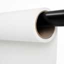Kate Seamless Paper Backdrop for Photography Solid White Photo Backdrop Paper (53''x32.8' Arctic White)