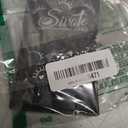 SIVOTE Fiber Tip Lash Tweezers for Eyelash Extensions with Diamond Grip, Black, Set of 4 - Precise Tips Japanese Steel for Classic, Volume & Mega Volume Lashes, Anti-Rust - Ideal for Lash Artists