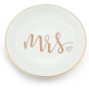 Homlouue Engagement Gift for Women, Engagement Ring Dish Mrs Jewelry Dish Wedding Ring Holder, Wedding Gifts for Bride Engagement Gifts for Her