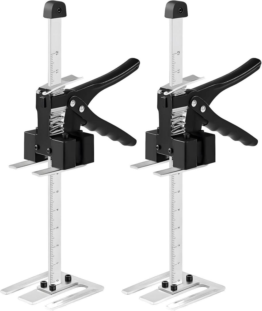 15.75-Inch Furniture Jack with Appliance Hand Cabinet Labor Saving Arm Door Lifter Tool 2-Pack
