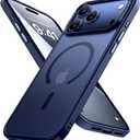 Miracase Magnetic for iPhone 17 Pro Max Case (Compatible with MagSafe) with Screen Protector Military-Grade Protection, Anti-Fingerprint Matte Phone Cover for iPhone 17 Pro Max 6.9 inch, Blue