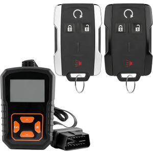 Key Fob Replacement for Chevy Silverado 1500 2014 2015 2016 2017 2018 GMC Sierra 2015-2020 GMC Canyon Chevy Colorado Simple Remote Fob DIY Kit M3N 32337100