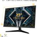 ASUS TUF Gaming 27 Inch Gaming Monitor - Full HD, 1080P, 165Hz (Supports 144Hz), 1ms, Extreme Low Motion Blur, FreeSync Premium, Shadow Boost, Eye Care, HDMI, DisplayPort, Tilt Adjustable - VG277Q1A