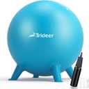Trideer Flexible Seating for Classroom Elementary, Yoga Ball Chairs for Kids, Wobble Chair of School Supplies for Sensory Kids, Student Desk Chairs for Homeschool (Blue, 21.6")