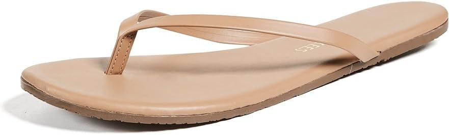 TKEES Women's Foundation Flip Flop, Cocobutter, 8 M US