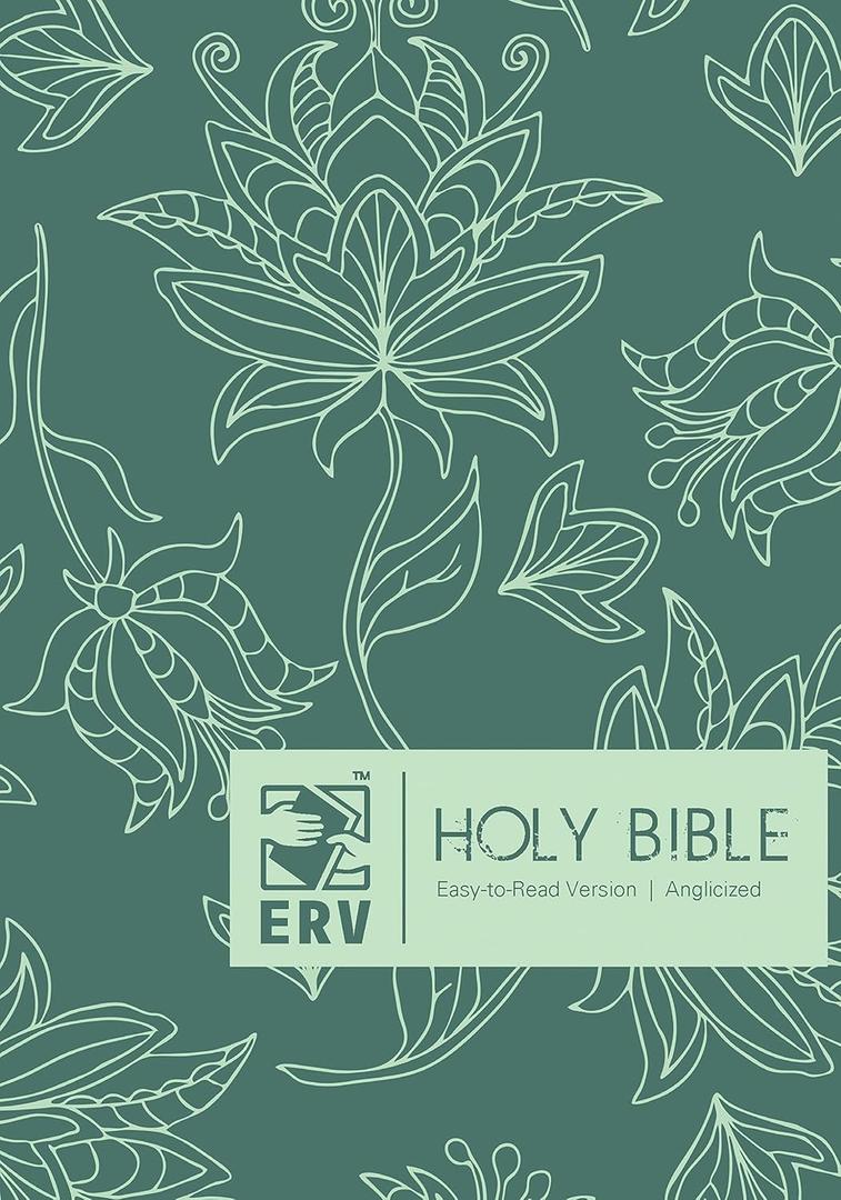 ERV Holy Bible Hardback Floral, Anglicized, (Easy-to-Read Version)