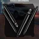 344370 34684 Front Rear Shocks Struts for Ford F-250 RWD 349146, OCPTY Shock Absorbers Fits 2005-2008 2009 2010 2011 2012 2013 2014 2015 2016 for Ford F-250/for F-350 Super Duty Amortiguadores 4PCS