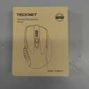 TECKNET Wireless Mouse (BT5.0/3.0 & 2.4G) Rechargeable 4800 DPI Silent USB A & Bluetooth Mouse 6 Buttons, Wide Compatibility - Grey