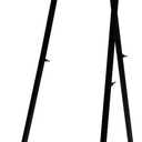 58 Inch Iron Adjustable Arts & Crafts Easels,Metal Easel Stand with Chain Support for Mirror,Floor Easels for Display Wedding Sign(Black)