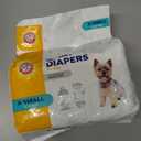 Arm & Hammer For Pets for Pets Female Dog Diapers, Size X-Small | Ultra-Absorbent, Adjustable Girl Dog Diapers with Leak-Proof Protection and Wetness Indicator (Pack of 1,12 Count Total), XS