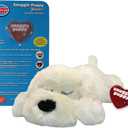 Original Snuggle Puppy Toys for Small Breeds - Heartbeat Puppy for Dogs - Pet Anxiety Relief and Calming Aid - Comfort Dog Toys for Behavioral Training. Heat Pack not Included (Golden)