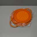 Silicone Colander, Collapsible Colander, Kitchen Food Strainer, Colander with Handles, Space-Saving Design, 2-pack