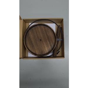 NOWHYX 360° Rotating Sunglass Organizer, Multiple Eyewear Display Rack for Women & Men, Eyeglass Holder Stand with Wood Tray for Jewelry, Watches & Keys, Holds 1216 Glasses(COLOR:Brown)