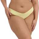 Organic Basics womens Flex Organic Cotton Cheeky Brief Underwear (Large, Light Lemon)