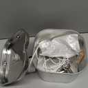 SARPAWS Cat Water Fountain Stainless Steel74oz/2.2L Water Fountains for Cats Indoor, Cat Fountains for Drinking, Ultra-Quiet, Water Level Window, Pet Water Fountain - 2 Filters + 2 Sponges