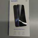 SYNCWIRE Privacy Screen Protector for iPhone 15 6.1''[2-Pack], Unbreakable True 28 Anti Spy Tempered Glass Saver Black [Easy Installation Frame] [9H Hardness] [Bubble Free] [Sensitive Touch]