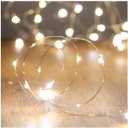 XINKAITE LEDs Fairy Lights,String Lights for Indoor&Outdoor Bedroom, Christmas, Parties, Wedding, Centerpiece, Decoration,Battery Operated (10Ft/3M Warm White)