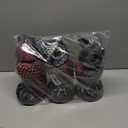 Hausse 3 Pack Bird Scarecrow Fake Horned Owl Decoy, Rotating Head Plastic Owl Bird Deterrents, Nature Enemy Horned Pest Repellent for Outdoor Garden