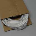 InstaTrim New & Improved Self-Adhesive Caulk Trim, 1/2" x 10', 2-Pack, Flexible, Waterproof, Stain Resistant for Bathroom, Floors, Walls, DIY Project, White