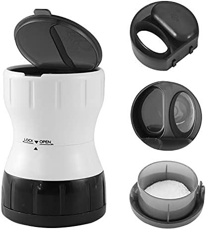 GIIYAA Pill Grinder Pill Crusher Grinder with Pill Box Container,Multifunction with Small Storage Container for Pets,Kids