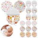 Breling 18 Pack Feeding Tube Pads Button Pad Gtube Button Covers Reusable g Tube Cutie Dinosaur Feeding Supplies for Kids Baby Breastfeeding Nursing Care (Flower)