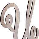 Bright Creations 13-Inch Unfinished Wooden Monogram Letter U, Rustic-Style Home Decor, Paintable Wood Alphabet Letters for Custom Signs, Party Decorations, Crafting and Art Supplies