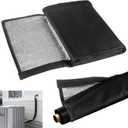 3-Layer HVAC Copper Pipe Insulation Cover – 72x10.2 Inch, 600D Oxford AC Pipe Sleeve for Outdoor Use | Waterproof, UV-Resistant, Flexible Insulation Wrap for Central Air & Mini Splits